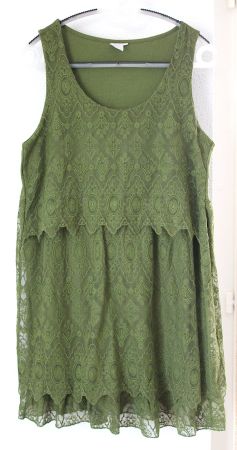 Kleid, Olive Grün, Gr. M