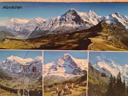 Ansichtskarte Männlichen Grindelwald 1986