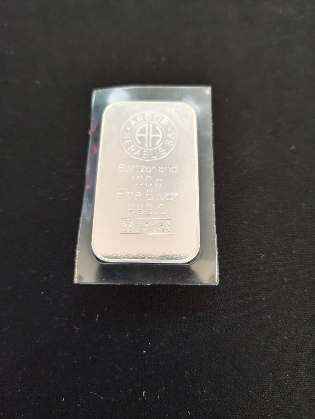 Metalli preziosi: Fein Silber Barren 100g 999.0 Argor-Heraeus – Usato da Aarau venduto da Revenant8