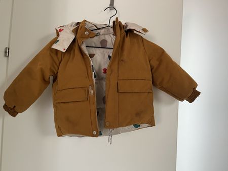 Liewood Kinderjacke Grösse 2 Jahre.  In ocker/braun. 