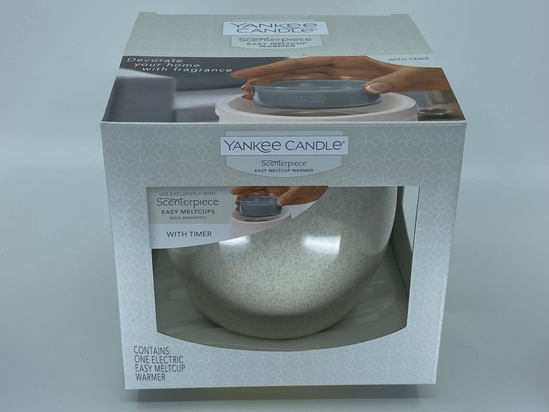 Yankee Candle Candele: Yankee Candle Ceramic Meltcup Warmer mit Timer – Nuovo e nell'imballaggio originale da Langwiesen venduto da rtWebshop 4