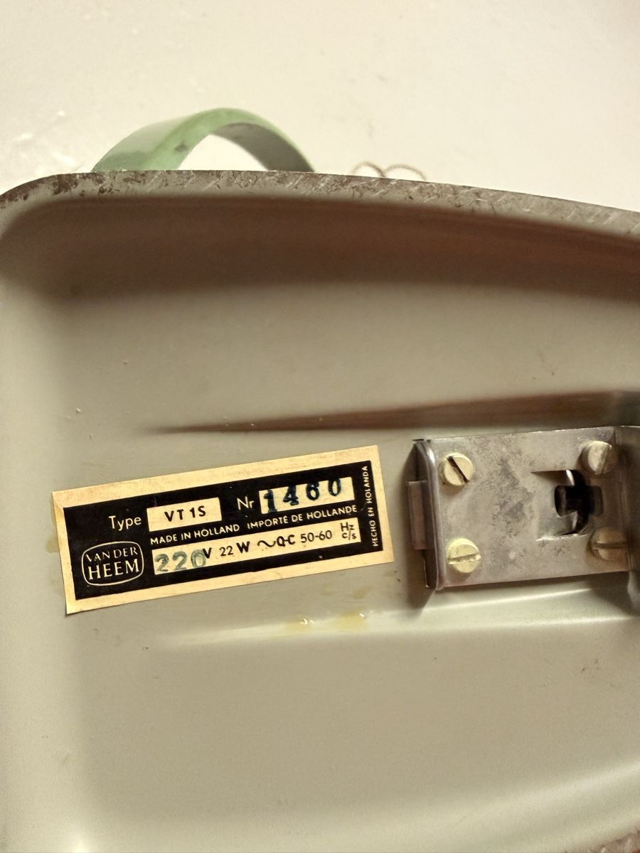 Ventilatori: Vintage ERRES / Van der Heem Tischventilator – Usato da Ebertswil venduto da Charlie-Harper 3