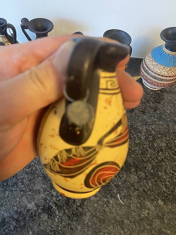 Tutte le decorazioni: handbemalte Keramikkanne – Usato da Weisslingen venduto da Lautas02 4