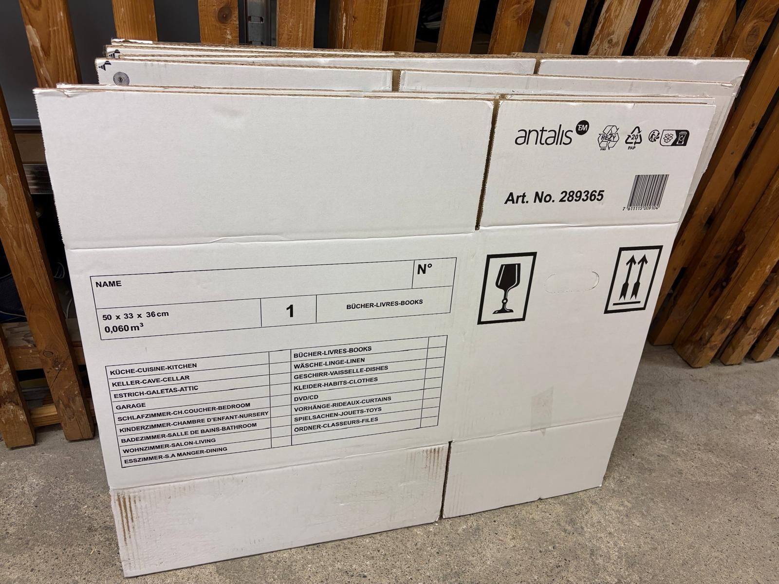 Kartons: Umzugsboxen 60l  – Gebraucht aus Zürich von sim_pvl8