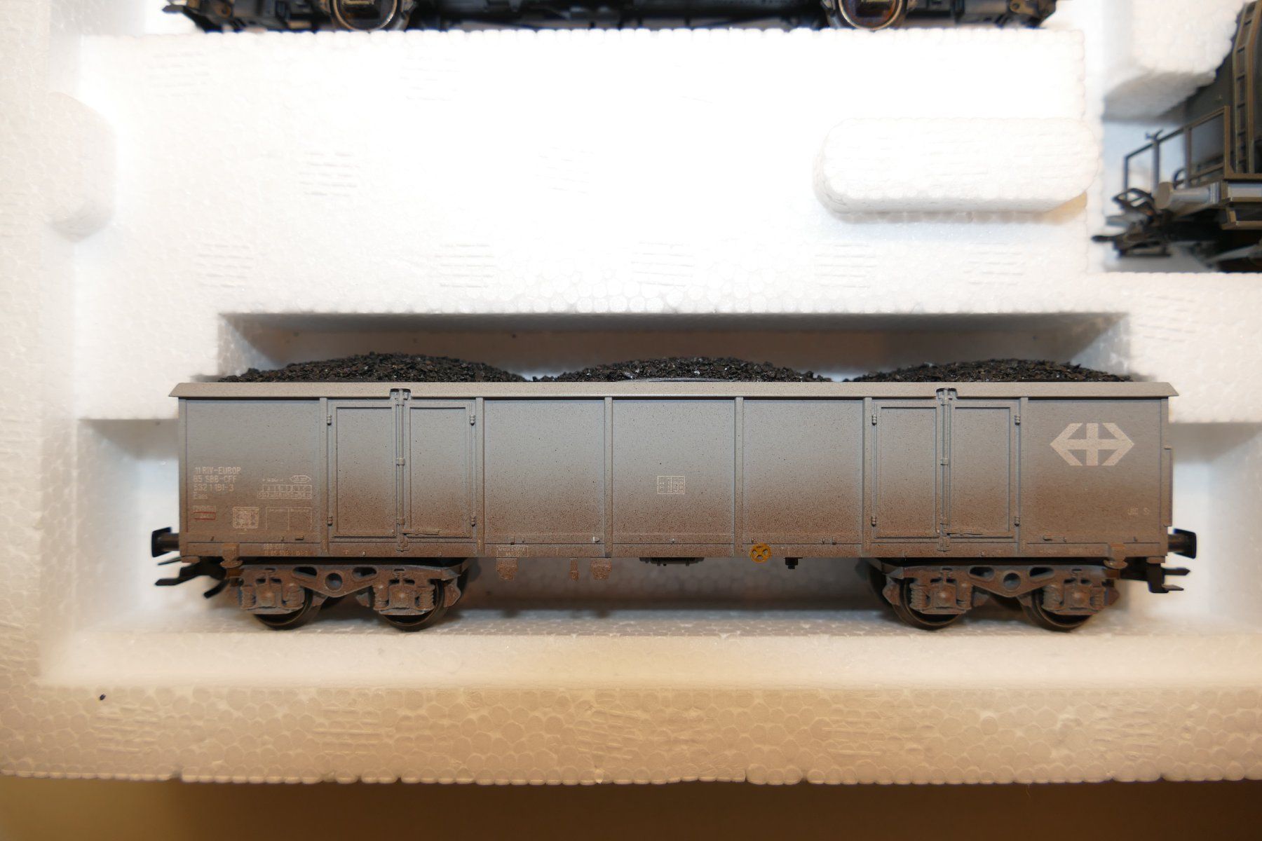 Märklin Modellini di ferrovie: Märklin H0: Schweizer Güterwagen-Set – Nuovo (secondo la descrizione) da Niederhasli venduto da rail-duerst 3