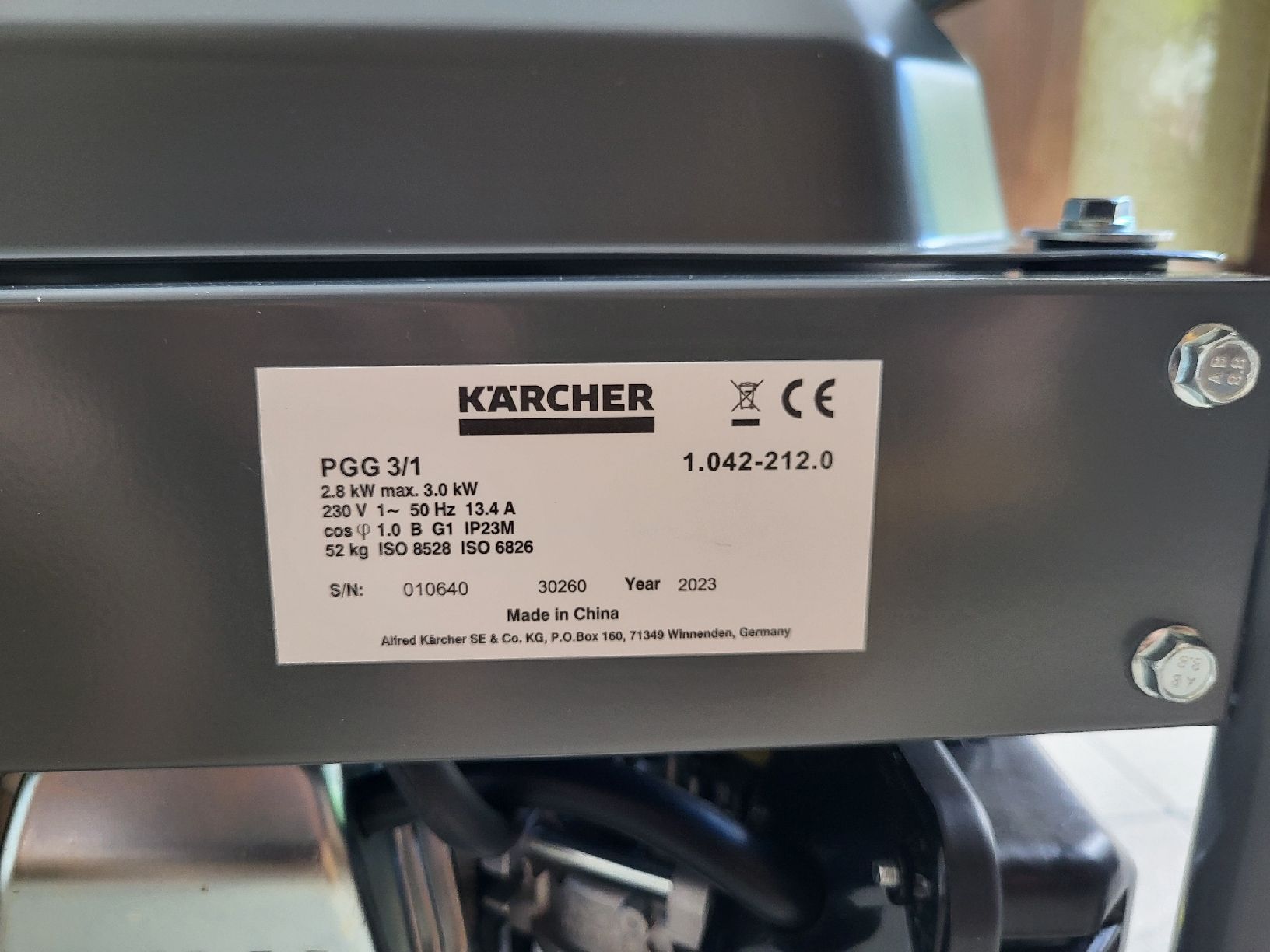 Kärcher Generatori di corrente: Kärcher Stromerzeuger PGG 3/1 neu! – Nuovo e nell'imballaggio originale da Krummenau venduto da BEAT-S 2