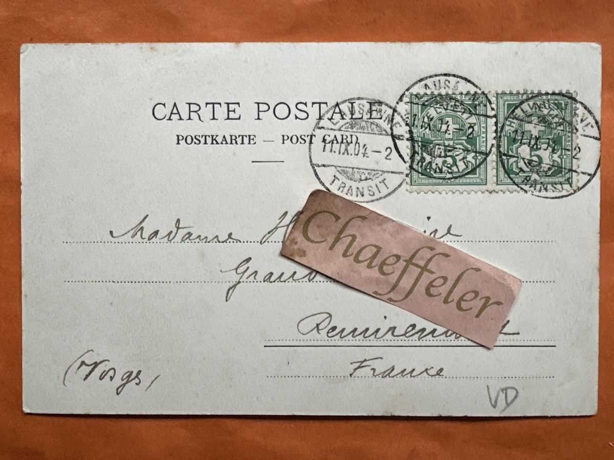 Cartes postales: 1904 Kathedrale Lausanne  – D'occasion à Zürich par Chaeffeler 1
