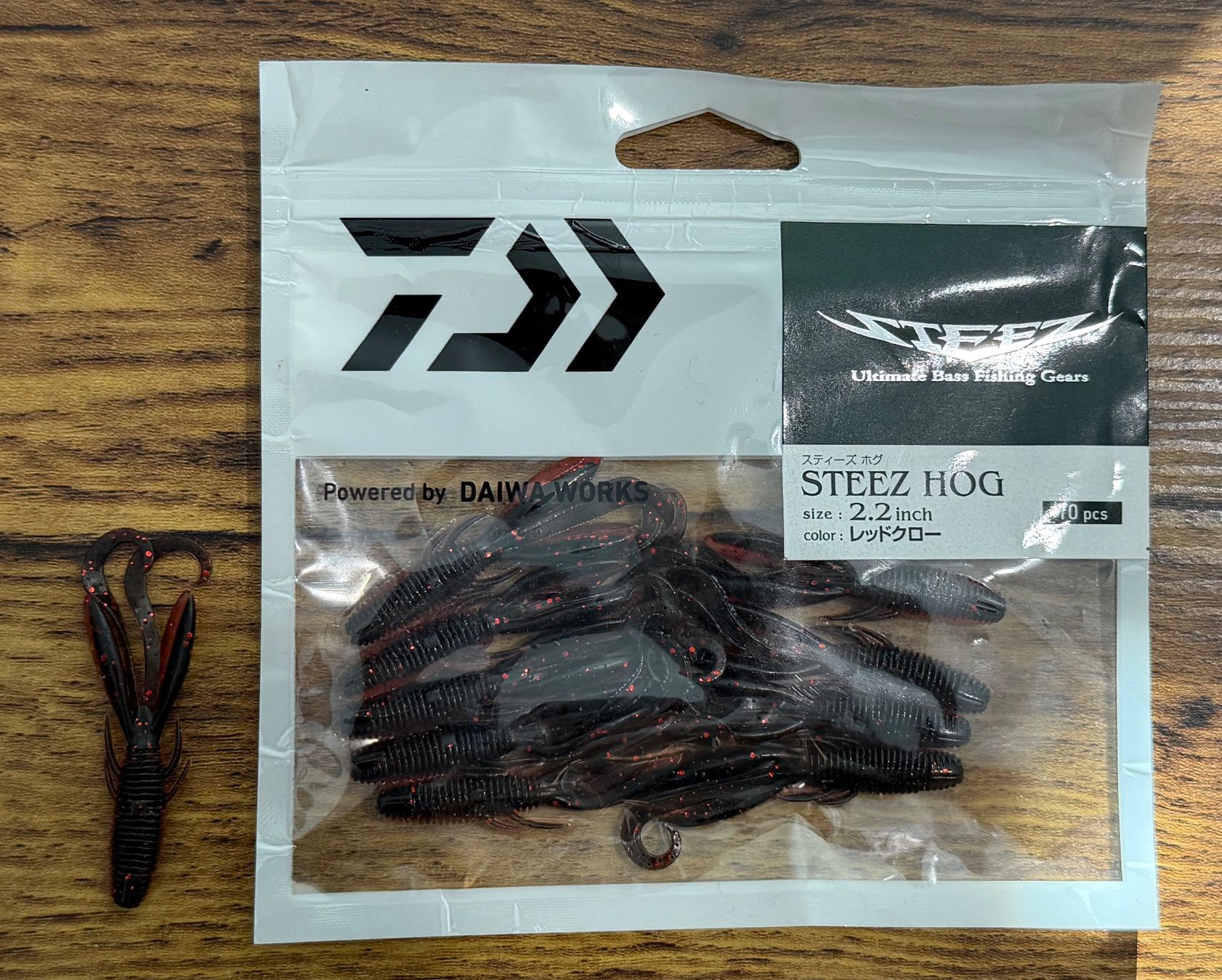 Daiwa Esche: Daiwa Steez Hog 2.2" - 56 mm – Nuovo e nell'imballaggio originale da Widnau venduto da Fishingtackle_Oggy