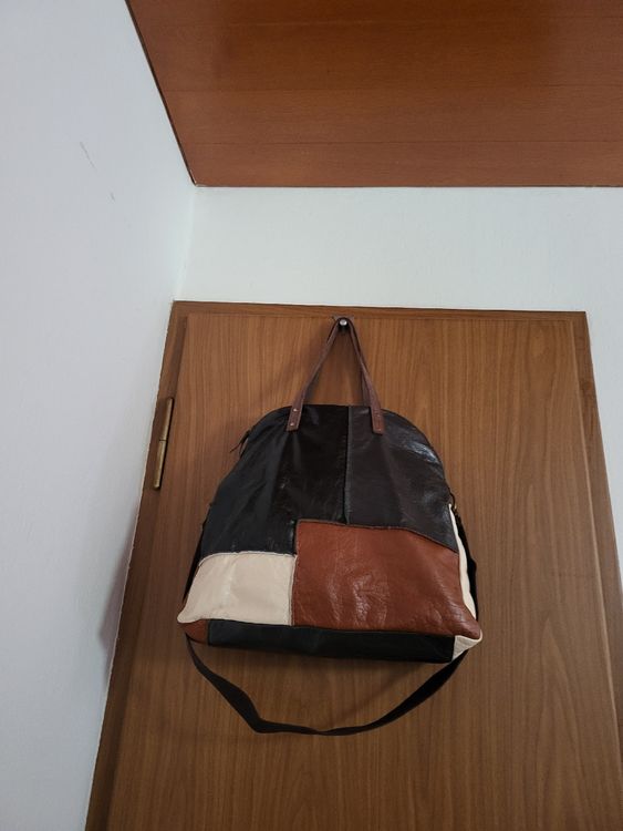 Sac cabas cuir v?�ritable vintage Italie styl?� | Kaufen auf Ricardo