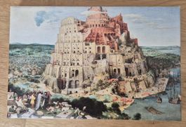Leinwandbild - Grosser Turmbau zu Babel