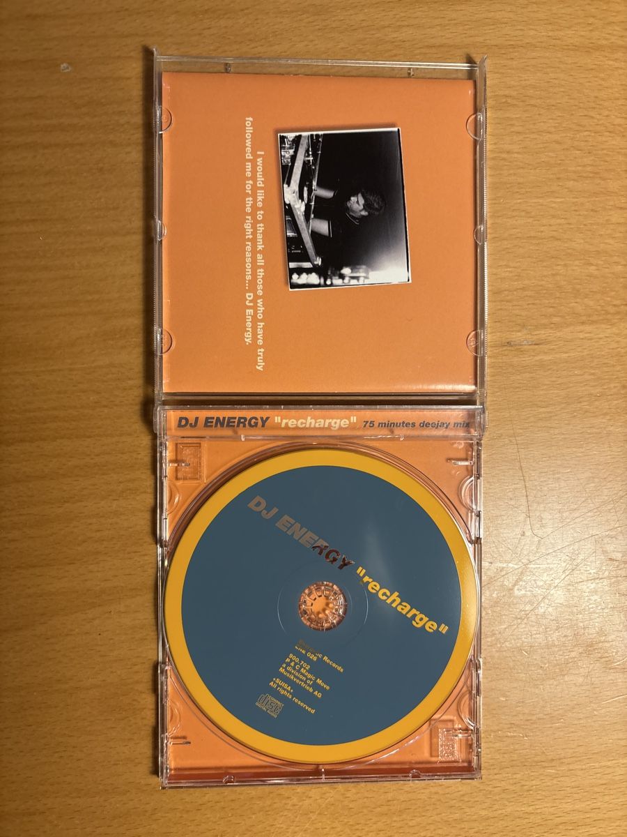 CD: DJ Energy "recharge" CD Top Zustand 90er – Usato da Schüpfen venduto da Cedric03 1