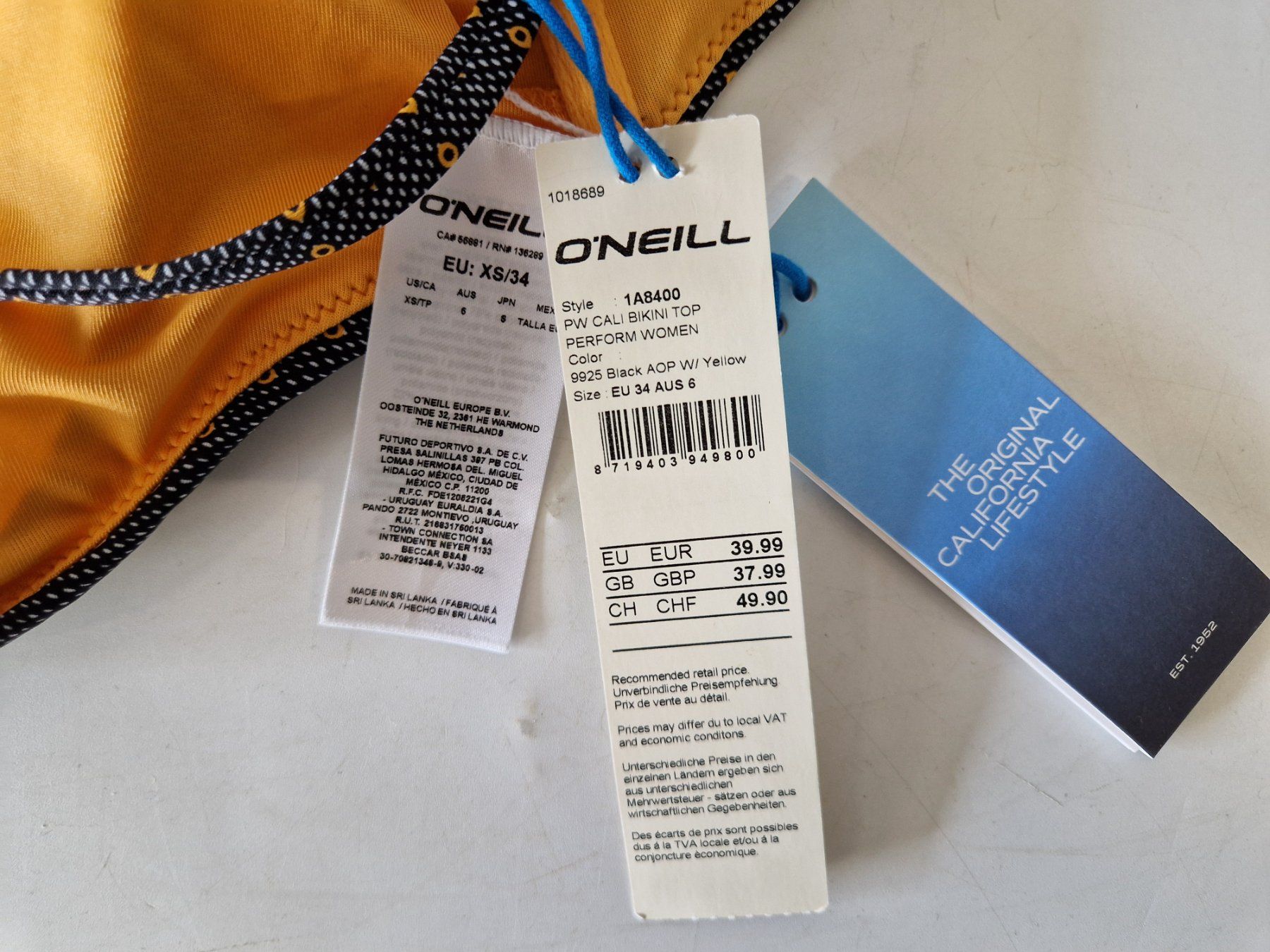 O'Neill Tops: Bikini Oberteil O'NEILL – Neuf (Voir description) à Muhen par Restwert_Muhen 3