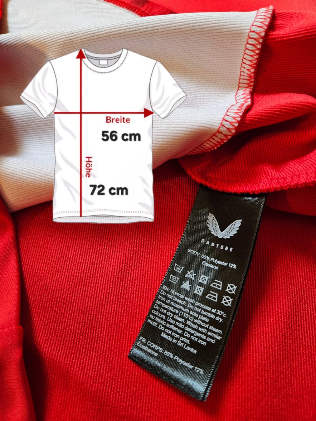Canottiere & Pantaloni: Athletic Bilbao Trainingsoberteil Castore NEU L Spanien – Nuovo (secondo la descrizione) da Hägglingen venduto da United-Village-Trade 4