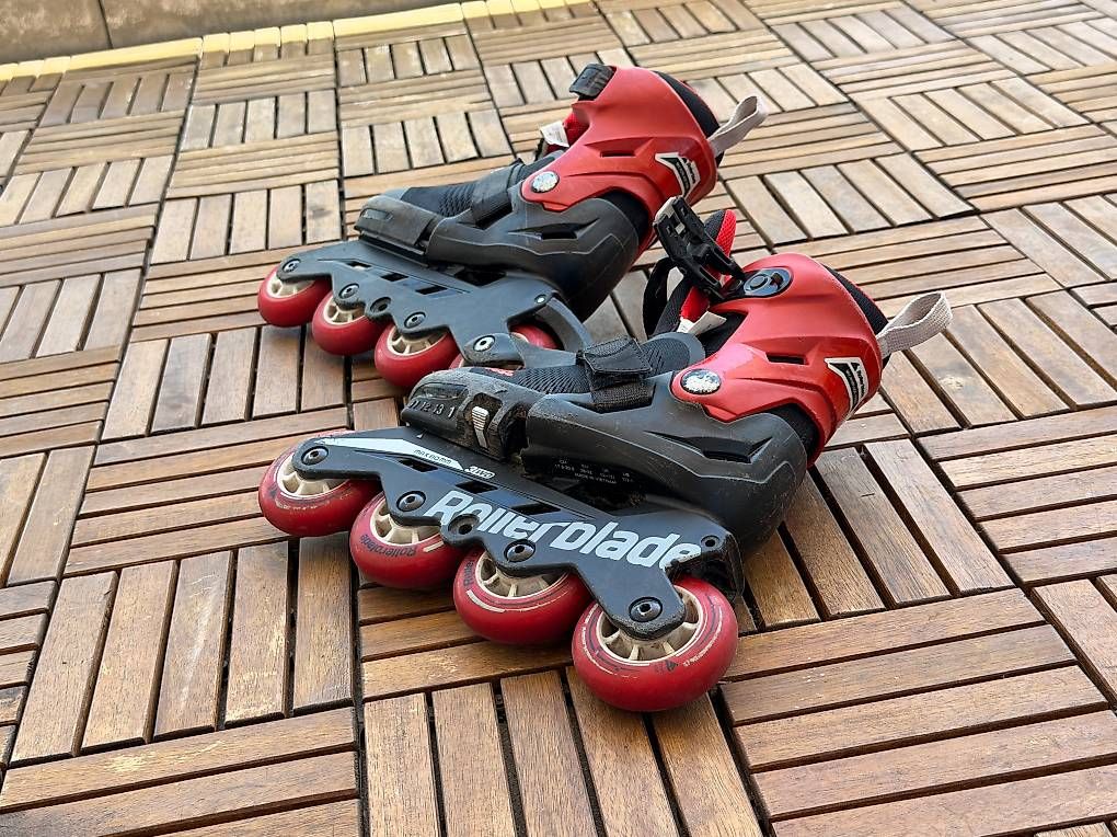 Patins à roul. & inline: Rollerblades Kinder - Microblade Free 28-32 – D'occasion à Biel/Bienne par oliveroettli 2