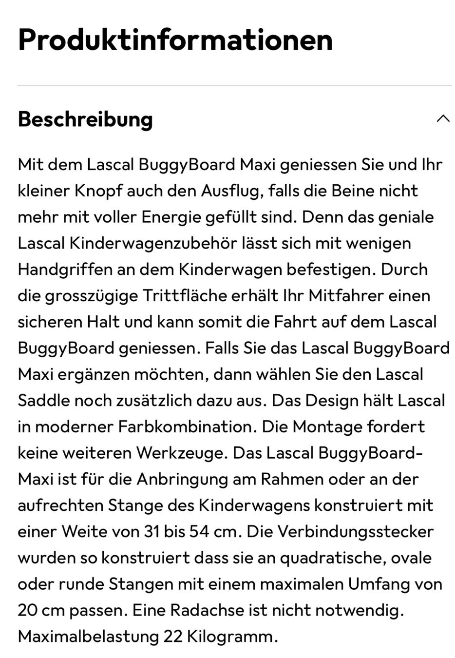 Lascal Kinderwagen Zubehör: Lascal BuggyBoard Maxi Geschwisterbrett – Gebraucht aus Gelterkinden von Familienferien 4