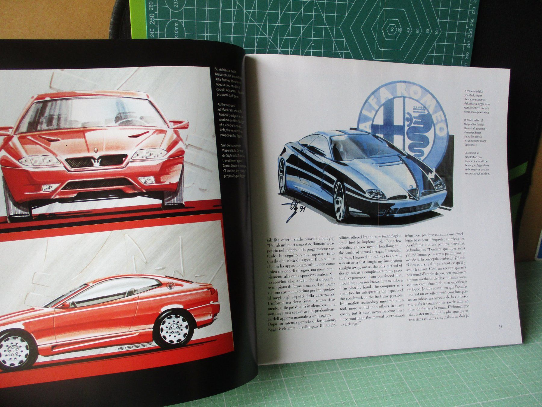 Libri: Wolfgang Egger: Alfa Romeo Buch - Softcover – Usato da Ottikon Gossau ZH venduto da hokuspokus 4