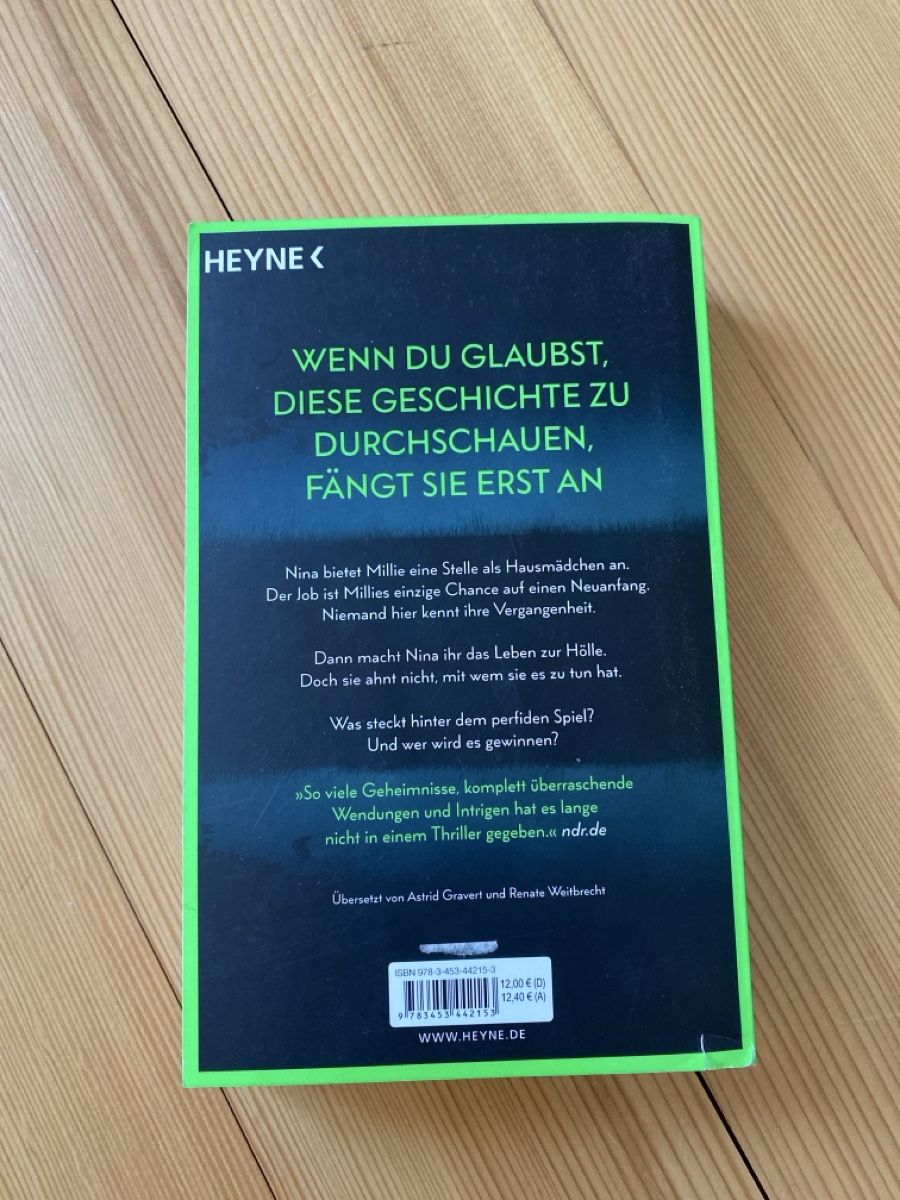 Libri: Buch "Wenn Sie wusste" von Freida McFadden, Thriller – Usato da Villmergen venduto da Fabiola22 1