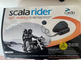 Scala Rider Q2 MultiSet Pro - Intercom Moto - État neuf!