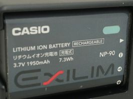 Casio Akku NP-90 für Exilim EX-FH100, H10, H15