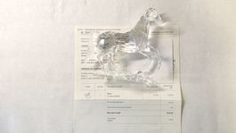 Swarovski Crystal, Cheval avec facture (Etalon)