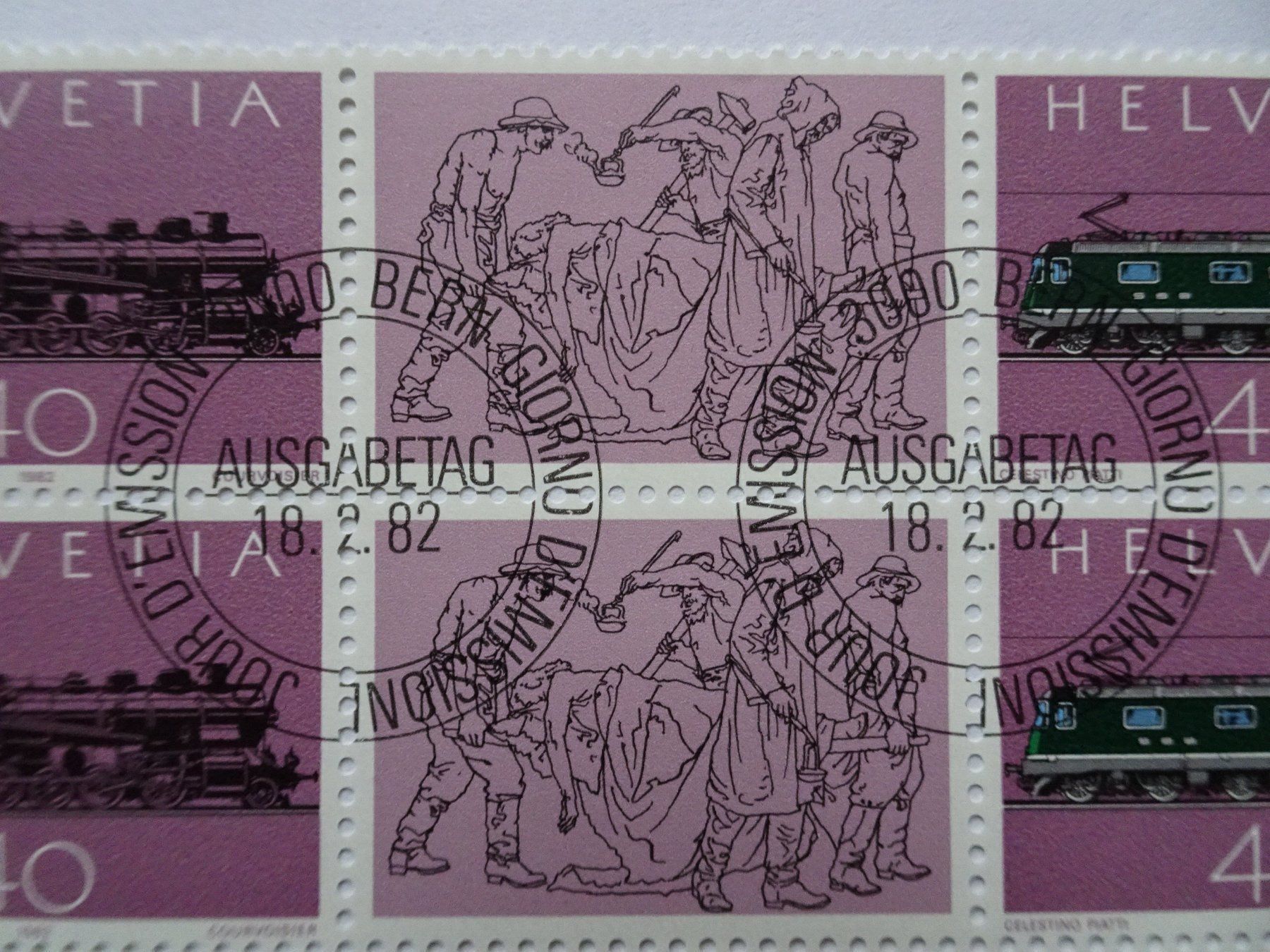 Tous les timbres: 1982 – Neuf (Voir description) à Aadorf par Chnorli-Furz 1