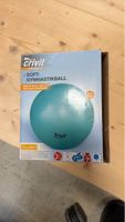 Crivit Gymnastikball blau 65 cm Durchmesser gebraucht