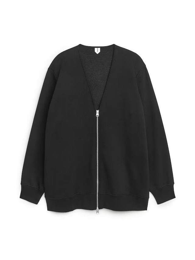 Arket Giacche: ARKET Sweatshirt Jacke Schwarz S – Usato da Lugnorre venduto da jettsett 2