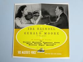 Ida HAENDEL - Gerald MOORE - Recital - 1954 !