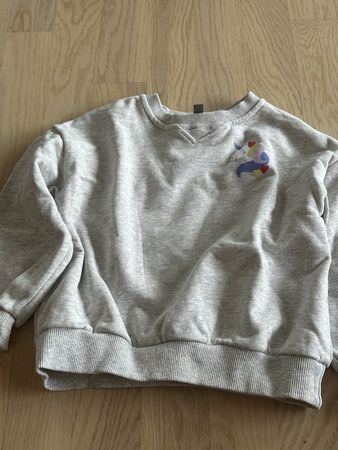 Sweatshirt mit Einhorn Applikation, Gr. 110/116