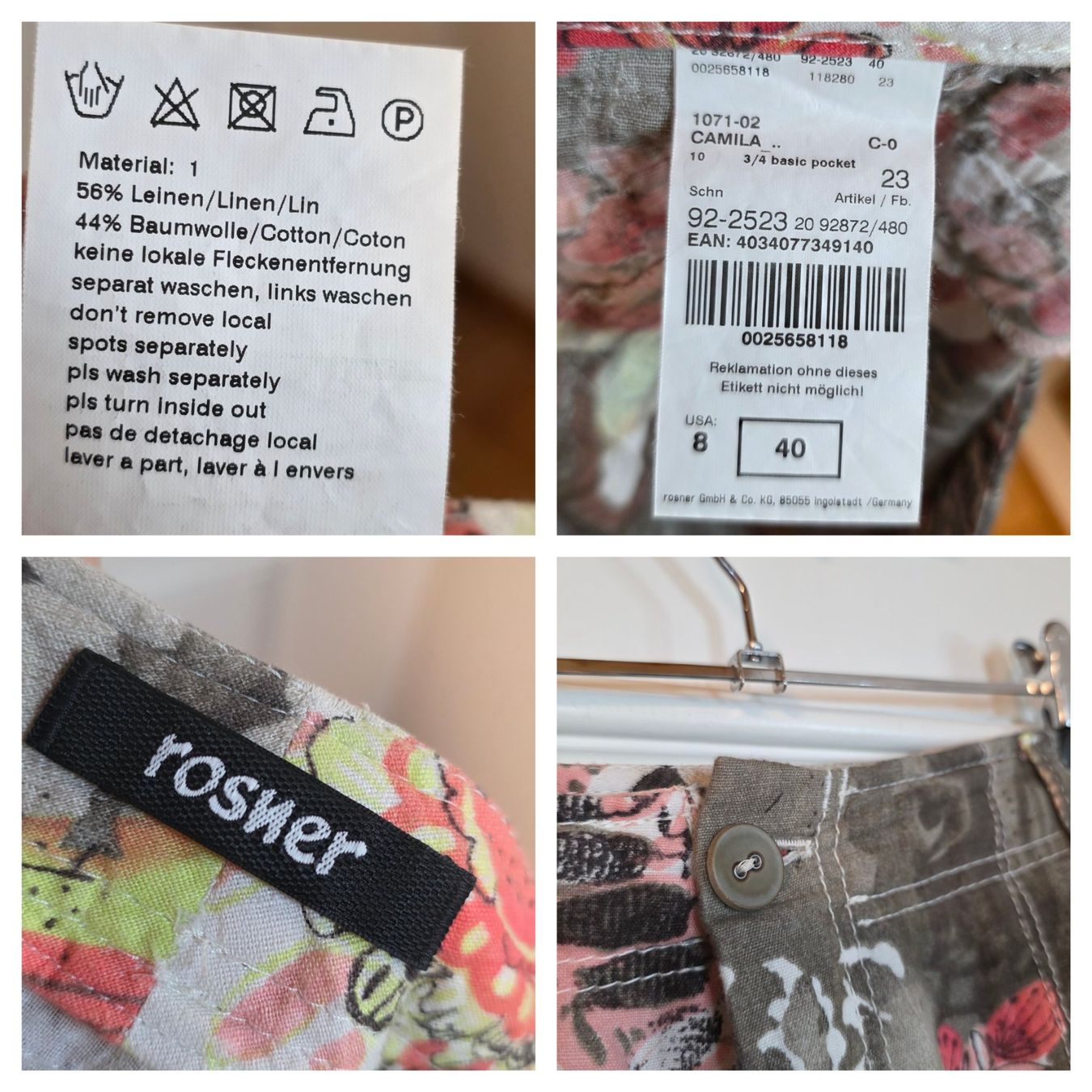 Hosen: Rosner Leinenhose Sommer Gr. 40/L – Gebraucht aus Wald ZH von CapLux 8