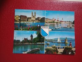 AK Zürich Stadt Partien an der Limmat