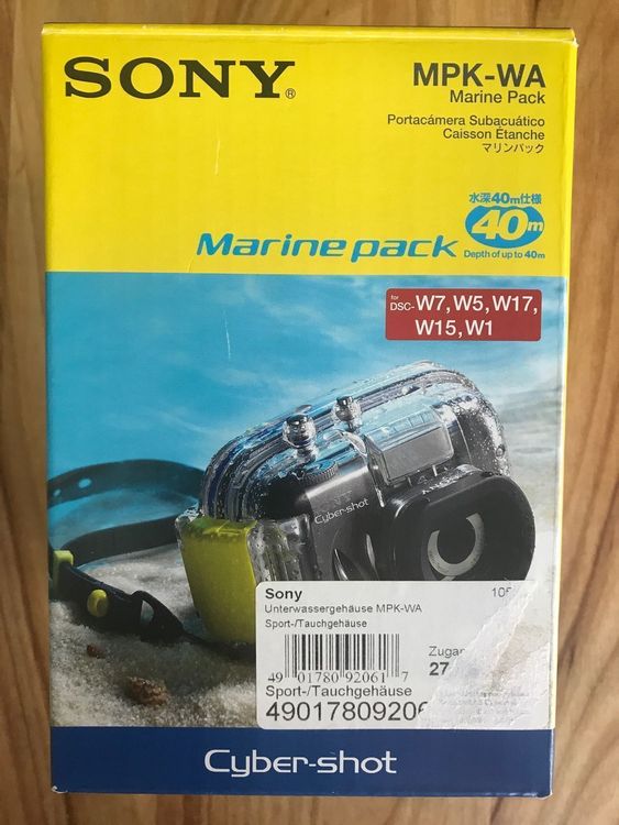 Caisson étanche Sony Marine Pack MPK-TRA2 – Pour Handycam – 75m