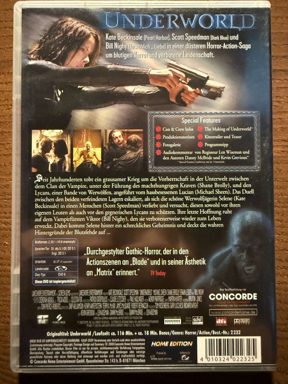 Tutti i DVDs: Underworld – Usato da Zürich venduto da FilmFreunde 1