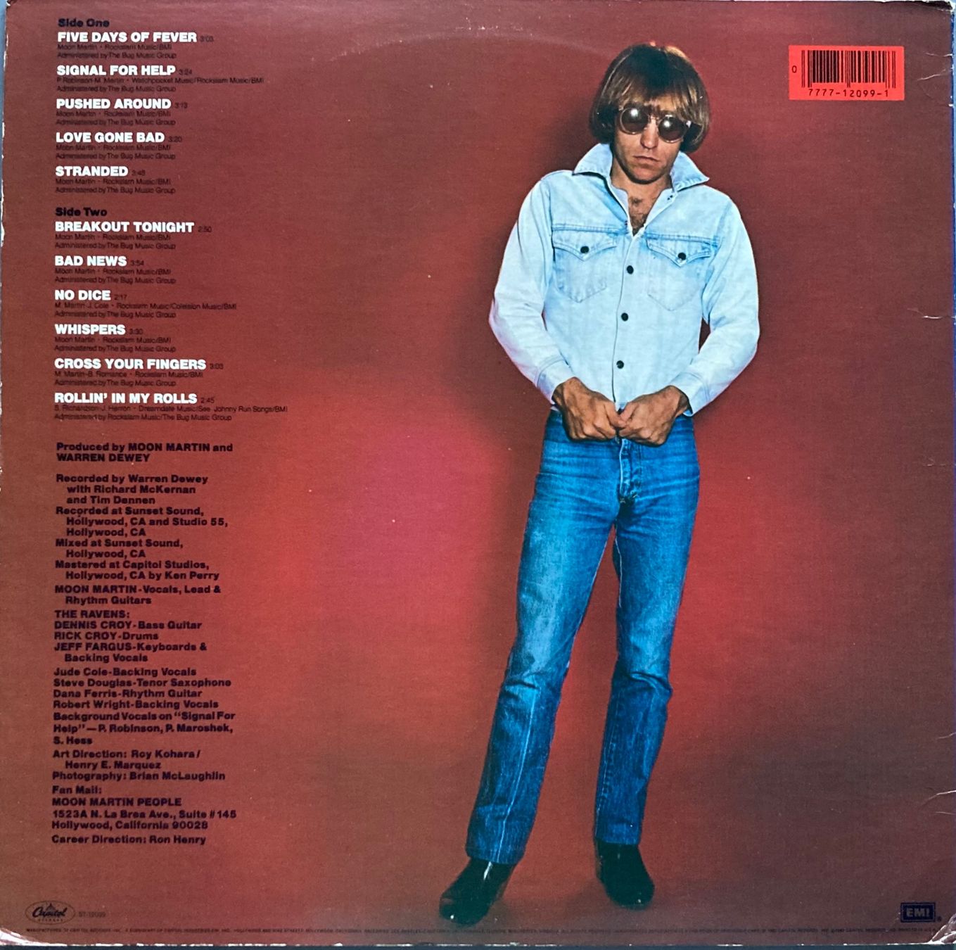 Dischi in vinile: MOON MARTIN - STREET FEVER – Usato da Poliez-Pittet venduto da Newtown-Records 1