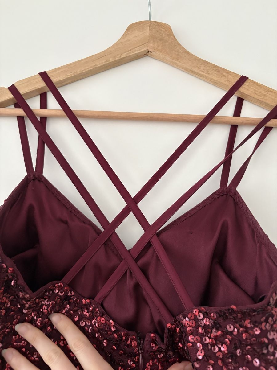 Kleider: Elegantes Abendkleid Gr. 34 mit Pailletten – Neu (gemäss Beschreibung) aus Schindellegi von mazi9 1