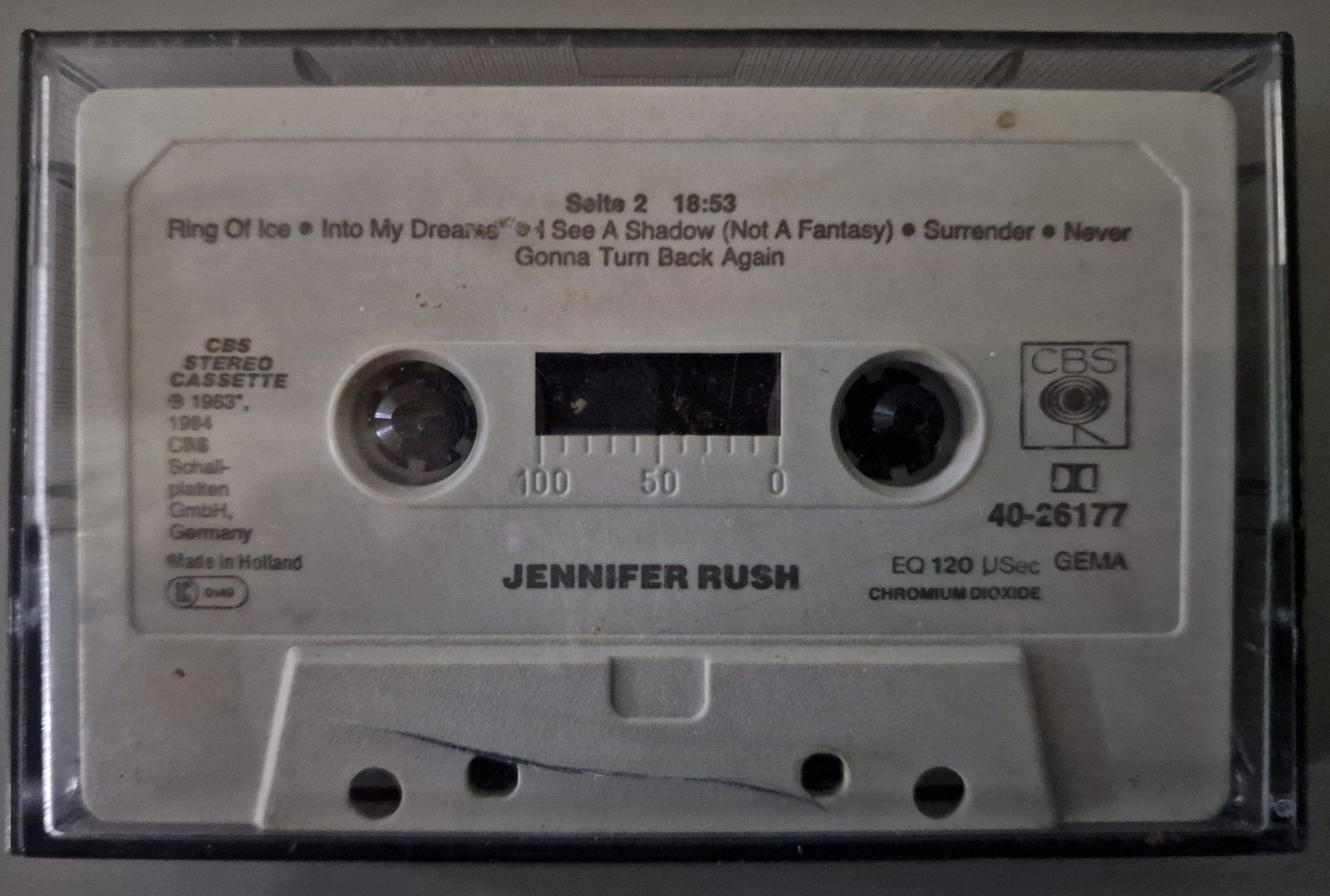 Musicassette: Jennifer Rush Kassette – Jennifer Rush – Usato da Root venduto da atelier22