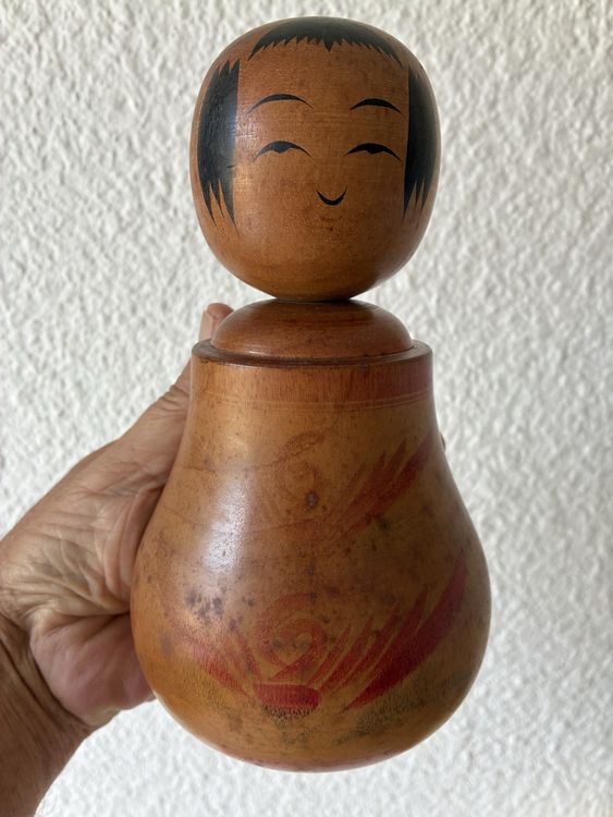 6 Pics à Cocktail Geisha Kokeshi – Poupées Miniatures Peintes Main – Japon – Vintage