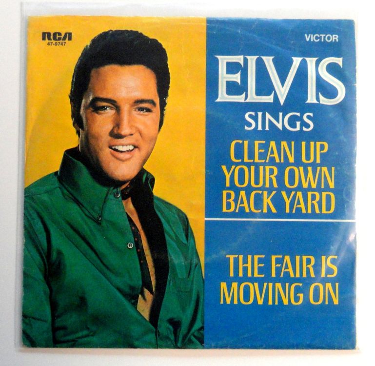 Si Elvis Presley Clean Up Your Own Back Yard Rca Kaufen Auf Ricardo