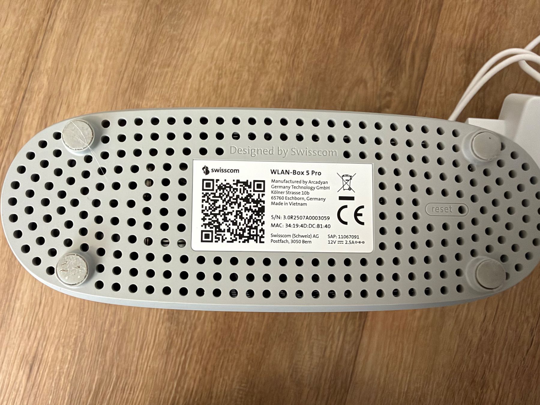 Swisscom WiFi: Swisscom WLAN-Box 5 Pro – D'occasion à Lupfig par k_d_br2x 1