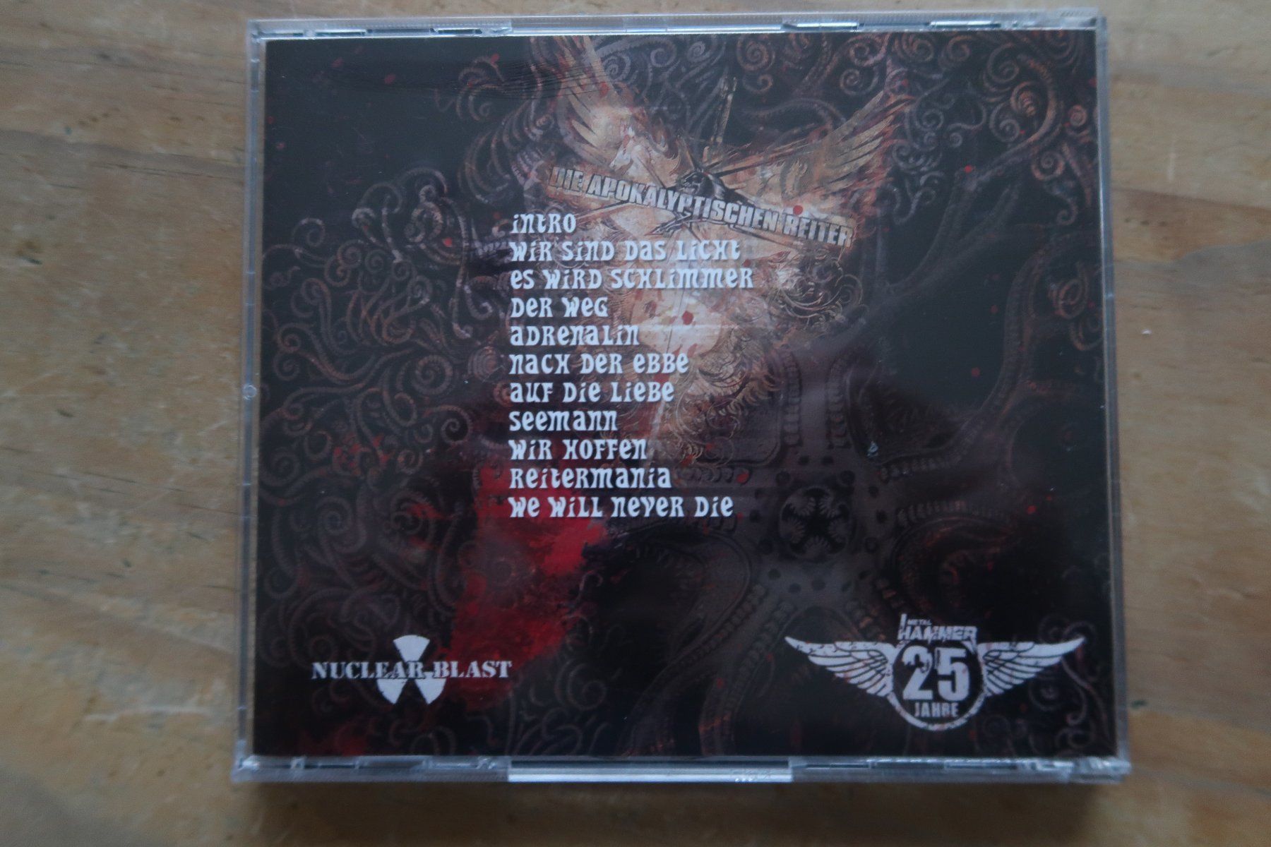 CD: DIE APOKALYPTISCHEN REITER - ADRENALIN - CD – Usato da Basel venduto da Patiscat 1