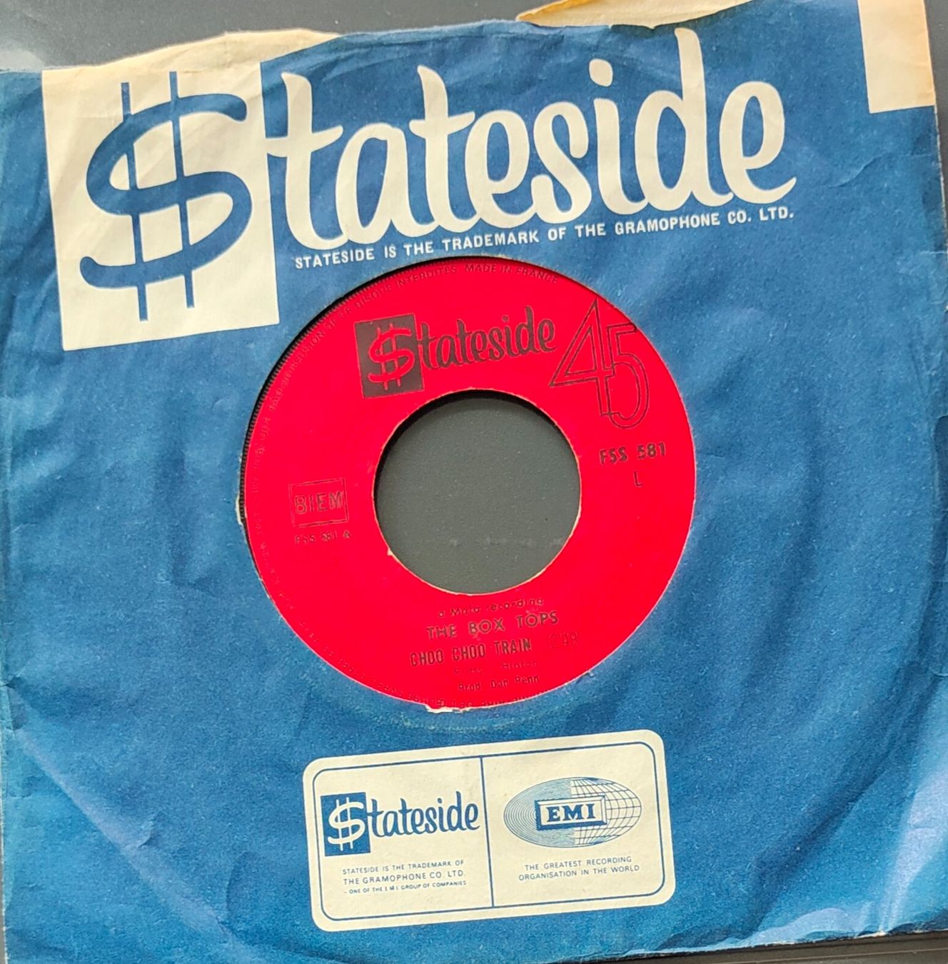 Vinyles: Vinyl Single The Box Tops - Choo Choo Train – D'occasion à Langenthal par Modo39