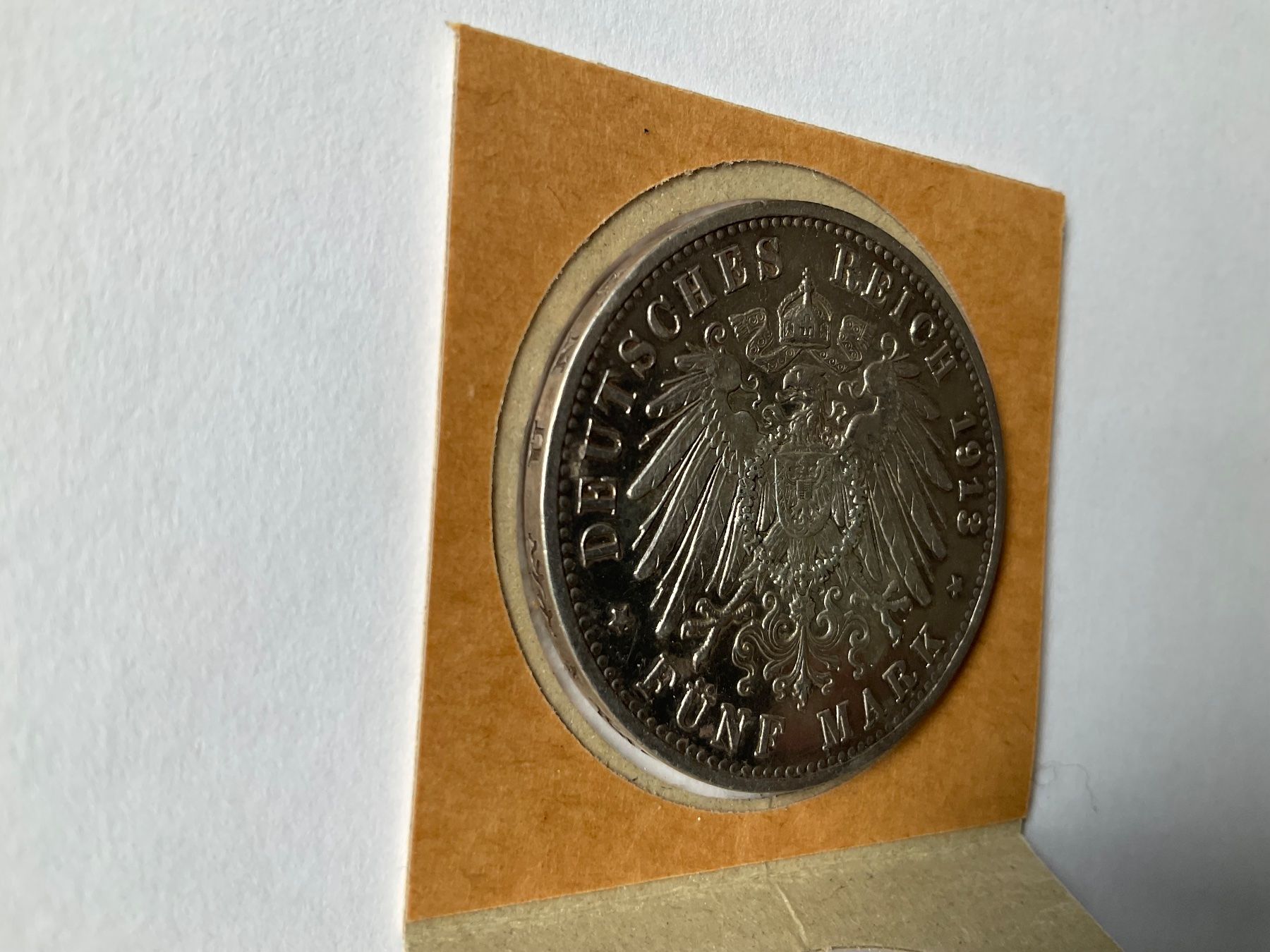 Tutti le monete: 5 Mark 1913 Wilhelm II., Silber – Usato da Kreuzlingen venduto da tummetott71 2