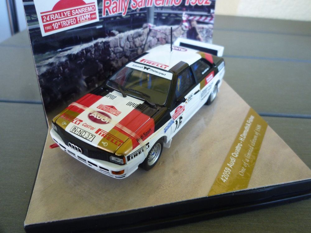 Tron Audi Quattro Rally San Remo 1981 Transkit - FR