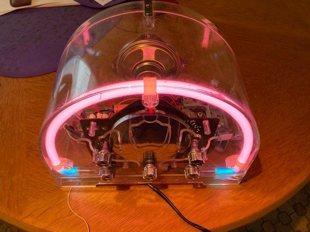 Radio: Plexiglas Neon Radio – Usato da Rheinfelden venduto da josew