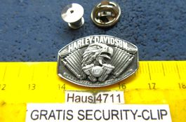 HD PIN HARLEY-DAVIDSON "PÜROUD TO AN AMERICAN" USA PWEETER