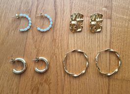 4x Ohrringe (2x Purelei) - kein rosten - Wert von ca.150 fr.