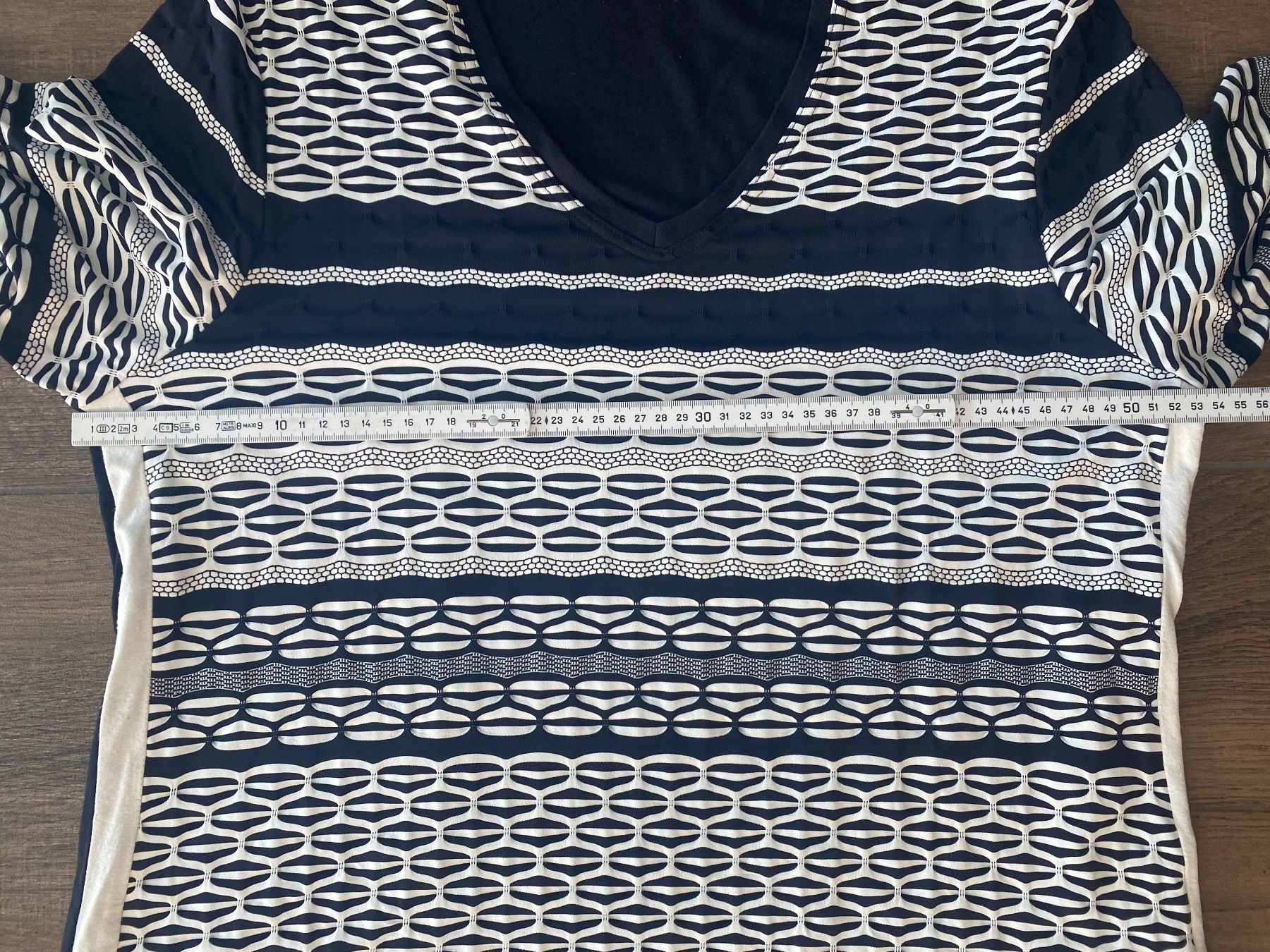 Kleider: Seidel Kleid blau weiss Gr. 44 – Gebraucht aus Arlesheim von san_w9vr 7