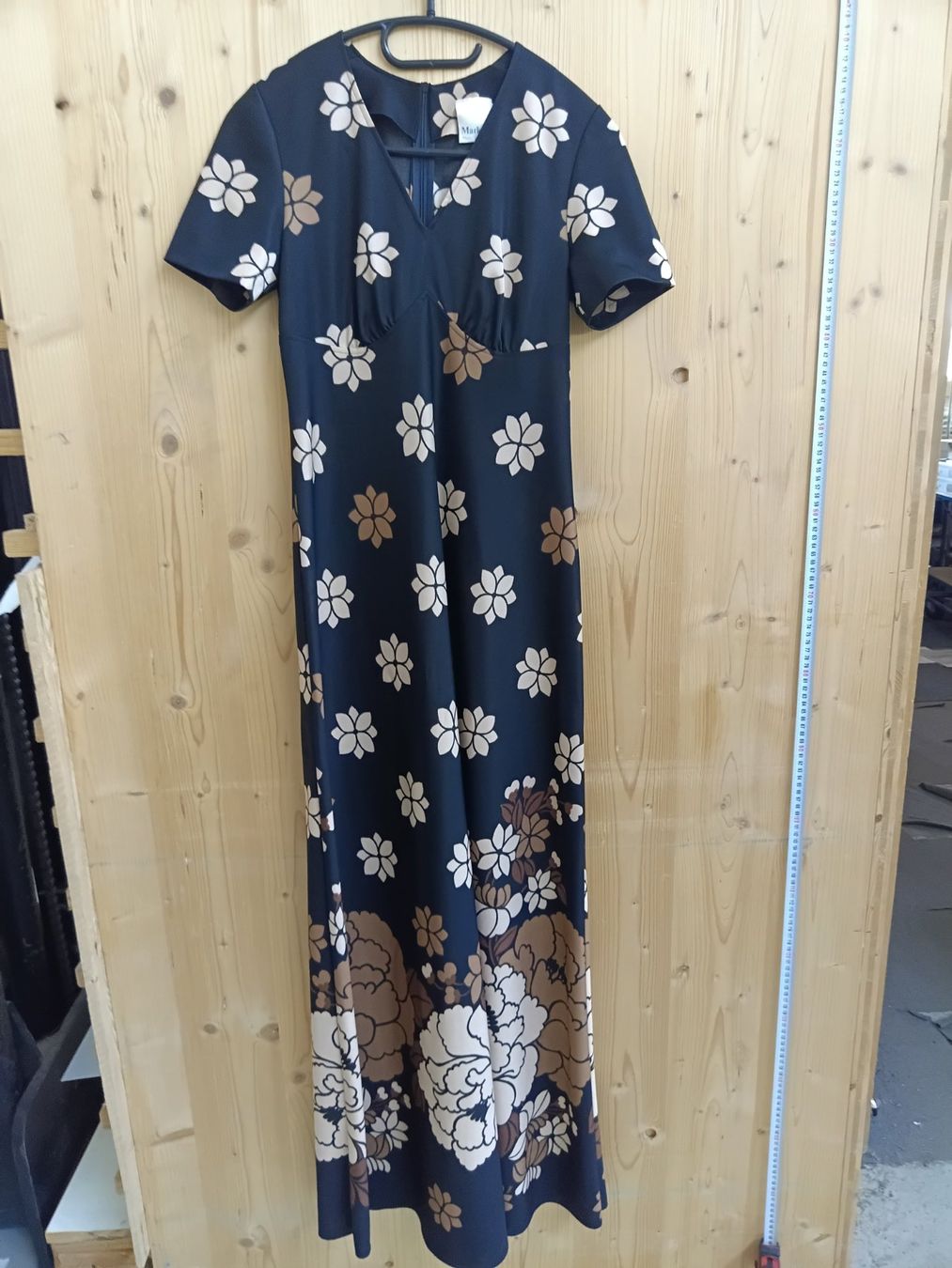 Kleider: Maxi Vintage Kleid Blumenmuster kurzarm – Neu (gemäss Beschreibung) aus Wängi von Ladys_First