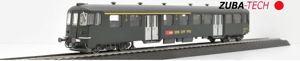 Trix 23345 ABt Leichtstahl-Steuerwagen der SBB H0 GS OVP (Gebraucht) in ...