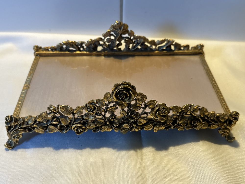Herzförmiges Schmucktablett Aus Aluminium – Goldfarben, Gehämmerte Oberfläche | 15,2 X 14,9 Cm | Für Schmuck, Schlüssel & Deko